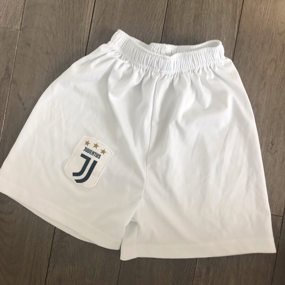 Juventus boys soccer shorts